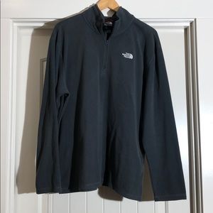 Men’s grey long sleeve polar fleece